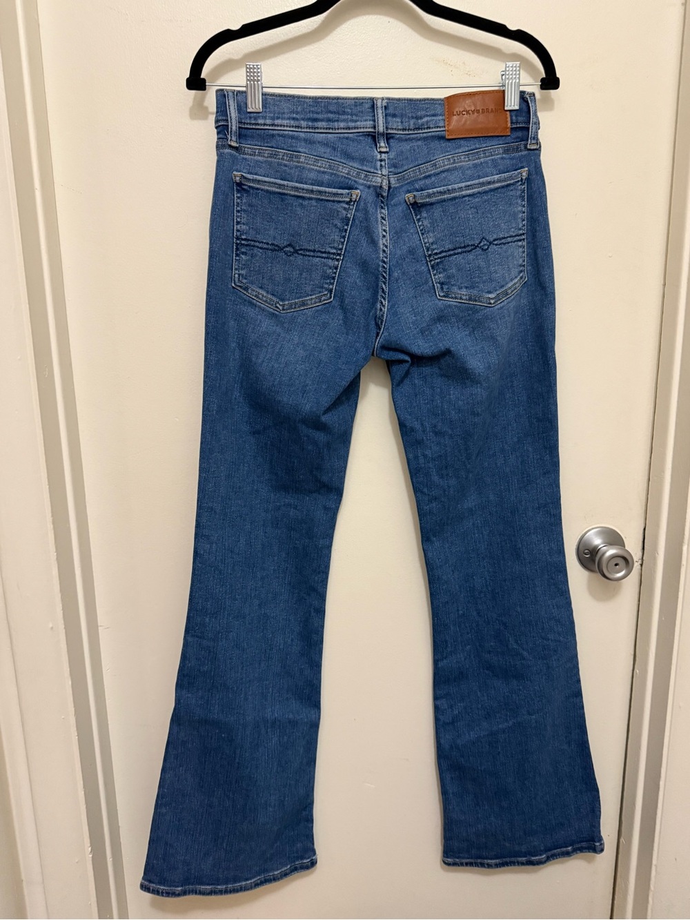 Lucky Brand Blue Flare Wide-Leg Jeans - Picture 3 of 6